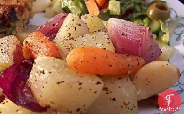 Légumes aux Herbes Rôtis Au Four