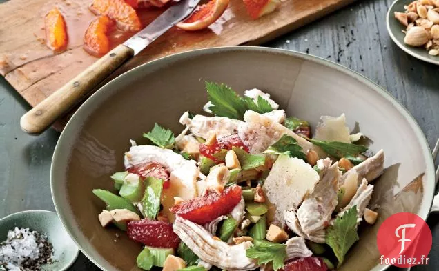 Salade de Poulet d'hiver aux Agrumes et au Céleri