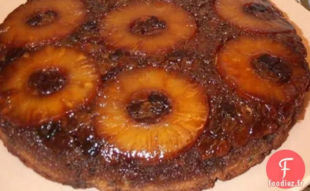 Gâteau aux Carottes aux Raisins à L'envers