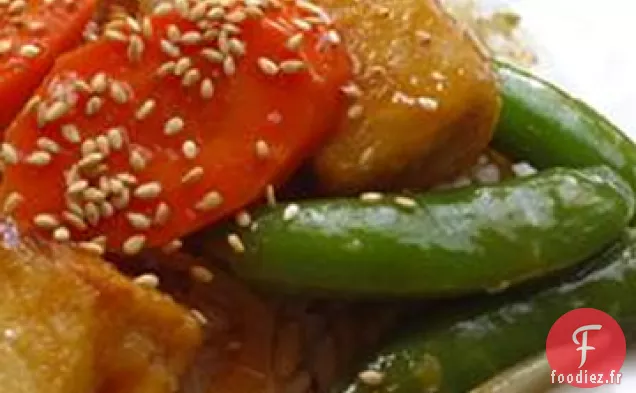 Sauté de Tofu à l'Orange et au Bœuf