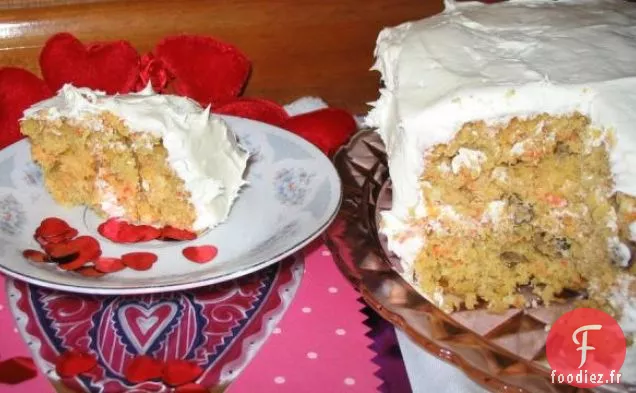Mélange Gâteau Facile Gâteau Carotte-Ananas