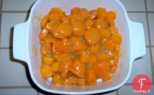 Congelez Les Carottes Glacées Dorées