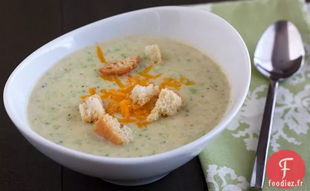 Soupe au Brocoli Et au Cheddar