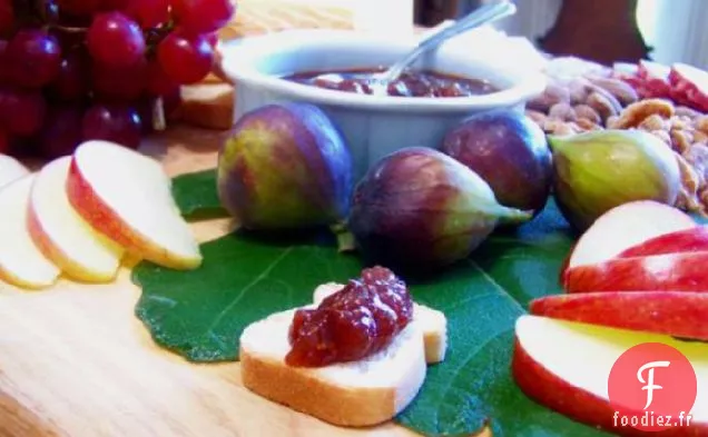 Chutney de Figues Fraîches et Gingembre de l'Auberge