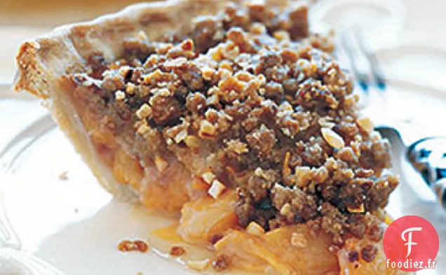 Tarte aux Abricots au Gingembre Confit et Garniture Croquante