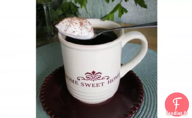 Garniture fouettée sur Cuillères