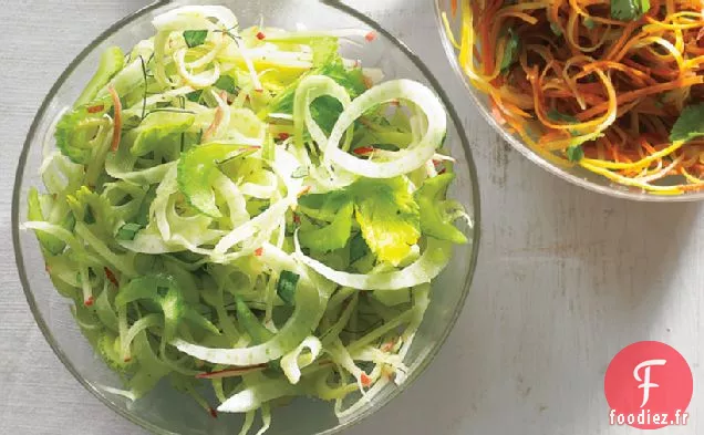Salade De Céleri, De Pomme Et De Fenouil