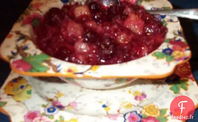 Chutney aux canneberges pour Jambon