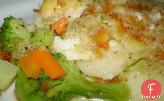 Poisson Poêlé sur Salade de Pommes de terre, Raifort et Citron Vert