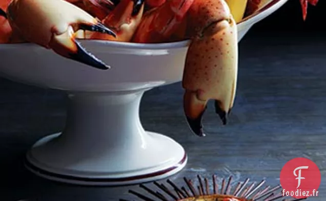 Spécimens d'Eau Profonde avec Sauce Cocktail Diablement Chaude