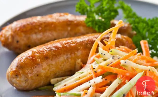 Recette De Saucisse De Poulet À La Salade De Pommes