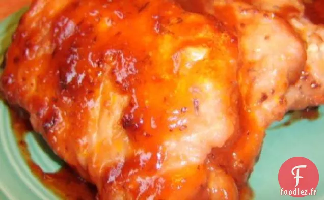 Côtelettes De Porc À La Sauce Au Raifort Aux Canneberges