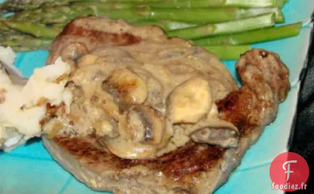 Steak Poêlé avec Sauce