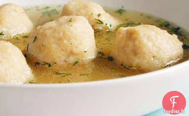 Soupe aux Boulettes de Matzo