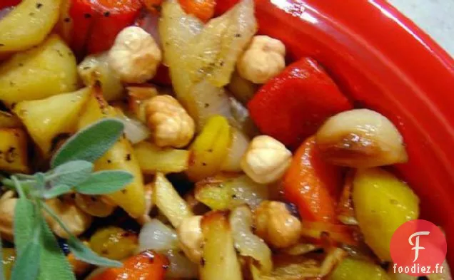 Légumes Rôtis Au Miel Aux Noix De Macadamia