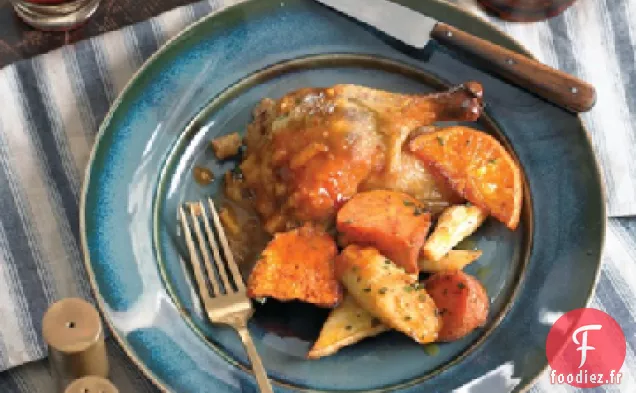 Patates Douces Rôties et Panais avec Poudre de Piment