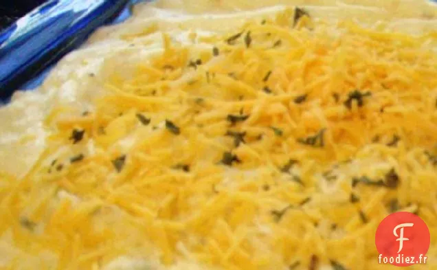 Casserole de Purée de Pommes De Terre à l'Ail Crémeuse