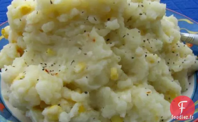Purée De Pommes De Terre À L'Ail Au Maïs