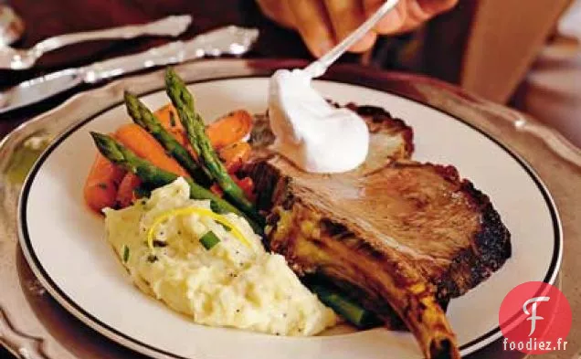 Purée de Pommes De Terre Crémeuse au Citron Et aux Graines de Pavot