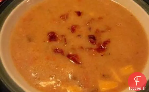 Soupe de Pommes de Terre à la Mijoteuse au Fromage Facile (Mijoteuse)