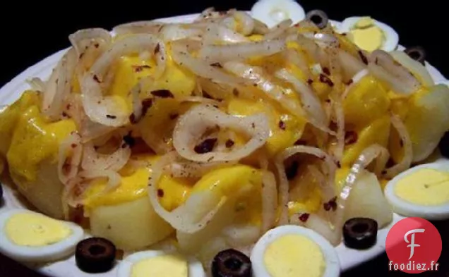 Pommes De Terre Mexicaines Avec Sauce Au Fromage