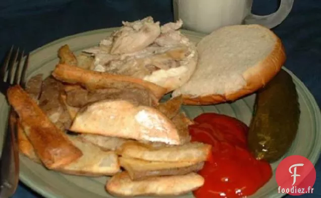 Frites Cuites Deux Fois