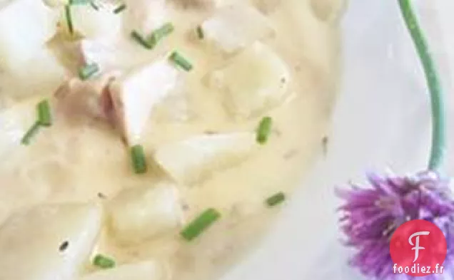 Soupe à la Crème de Poulet et aux Pommes de Terre