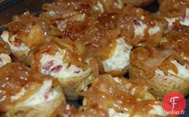 Mini Pommes de Terre Farcies au Gorgonzola