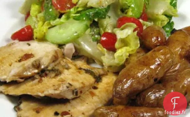 Poulet Rôti au Balsamique et Pommes de Terre
