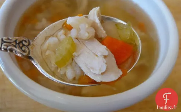 Soupe De Poulet Classique Au Riz