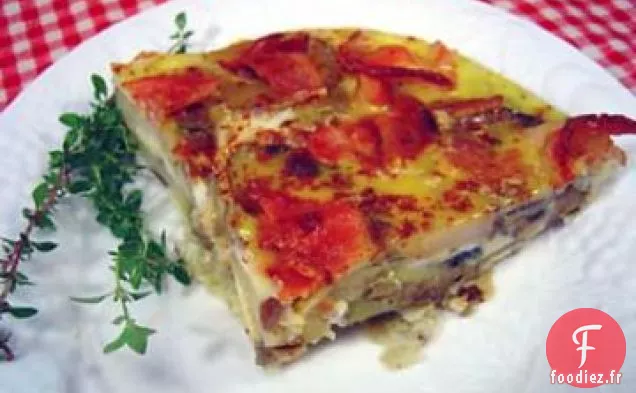 Frittata aux Pommes de Terre et au Bacon