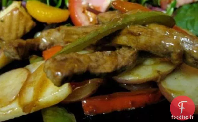 Steak Au Poivre Avec Pommes De Terre