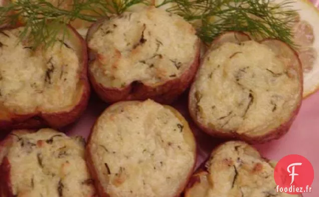 Pommes de Terre au Citron Et À l'Aneth Cuites Deux Fois