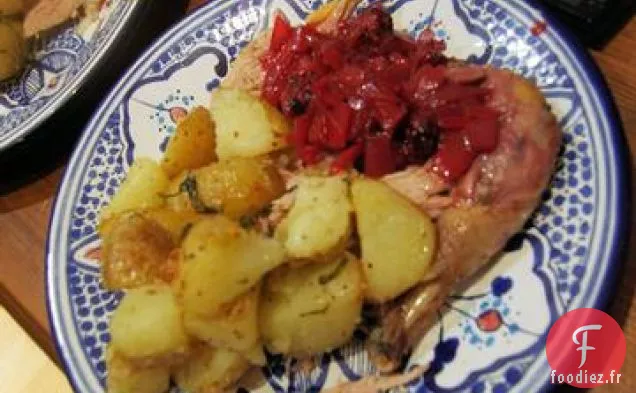 Pommes de Terre Rôties à l'Estragon et à l'Ail