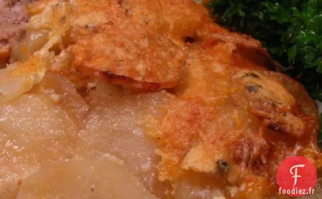Pommes De Terre Festonnées Aux Trois Fromages