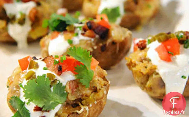 Peaux de Pommes De Terre Farcies au Taco