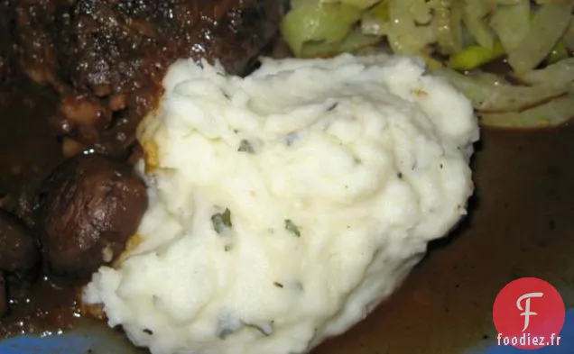 Purée de Pommes de Terre au Basilic
