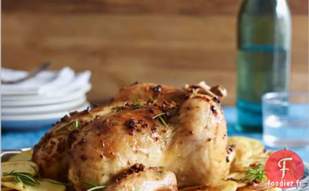 Poulet Rôti Toscan Aux Pommes De Terre