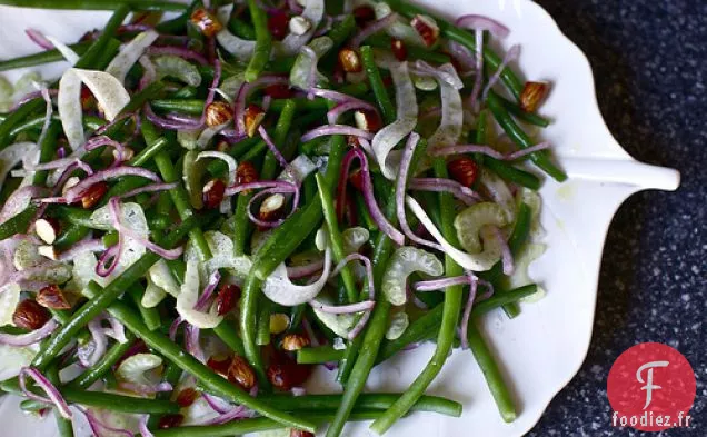 Salade De Haricots Verts Aux Amandes Frites