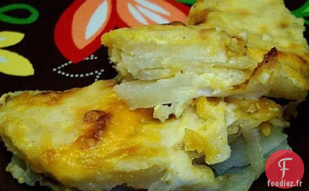 Pommes De Terre Au Fromage Aux Oignons