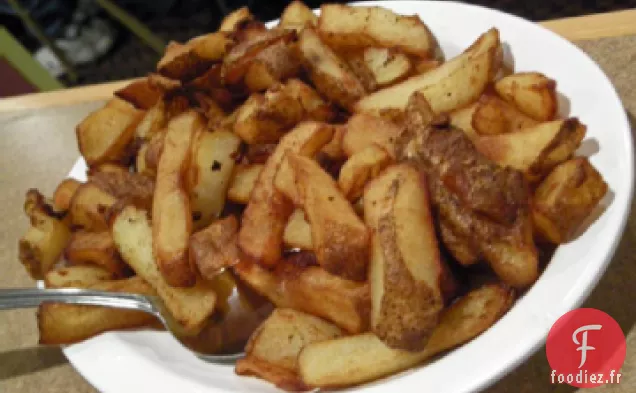 Pommes De Terre Frites Maison Noircies De L'Enfer