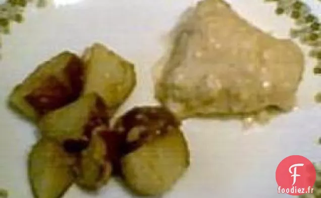 Poulet Rôti Piquant et Pommes de Terre