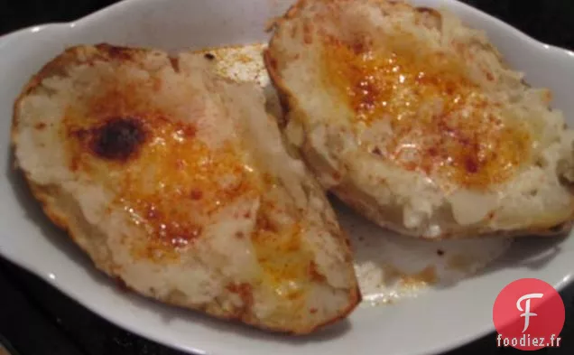 Mélange de soupe de pommes de Terre dans un bocal