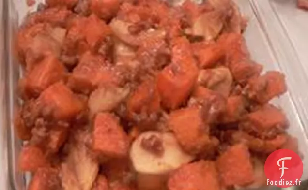 Cocotte de Patates Douces et Pommes