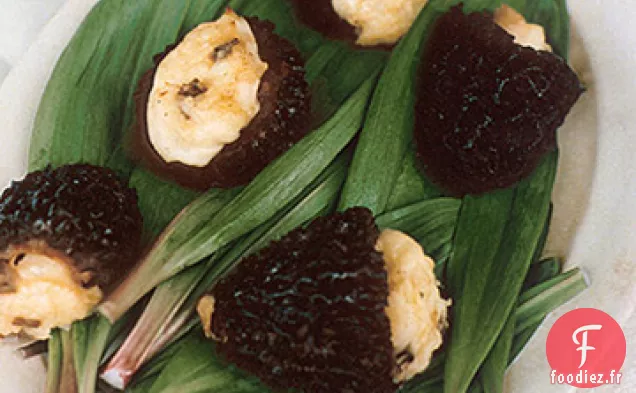 Morilles Farcies à la Purée de Pommes de Terre Crémeuse
