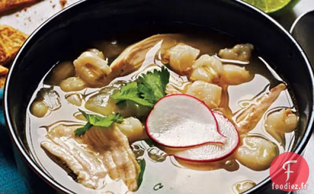 Soupe de Poulet Mexicain - Hominy