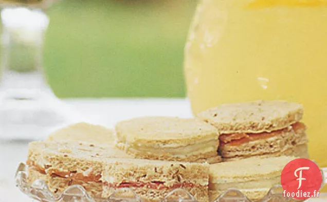 Sandwichs au Thé aux Légumes Croquants