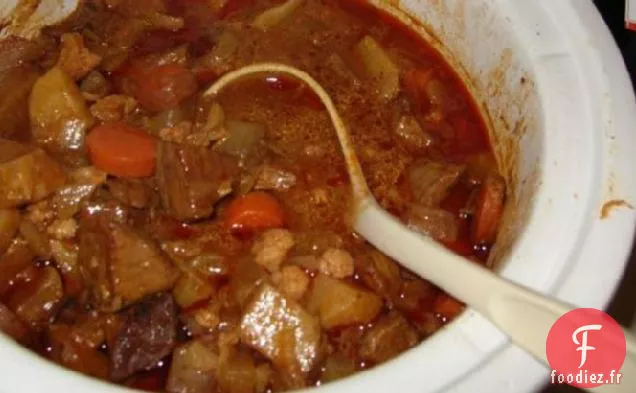 Ragoût de Boeuf d'Inspiration Espagnole à la Mijoteuse