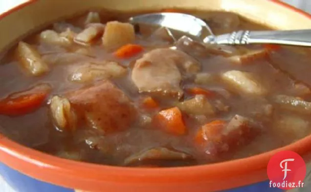 Ragoût de Boeuf et Champignons à la Mijoteuse