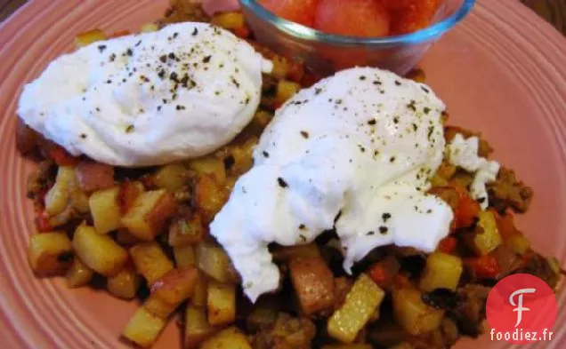 Hachis Fermier Aux Œufs Pochés